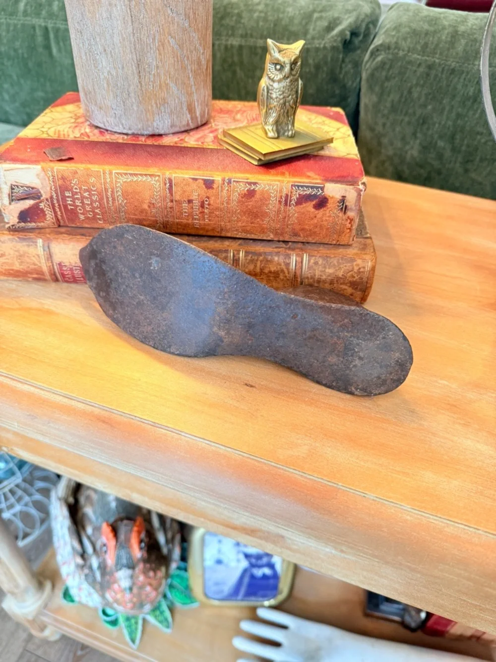 Antique Cast Iron Shoe Last Size 6 - Picture 6 of 12
